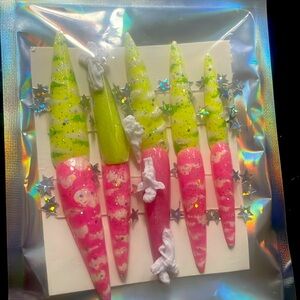 Unicorn angel clouds XL Stiletto